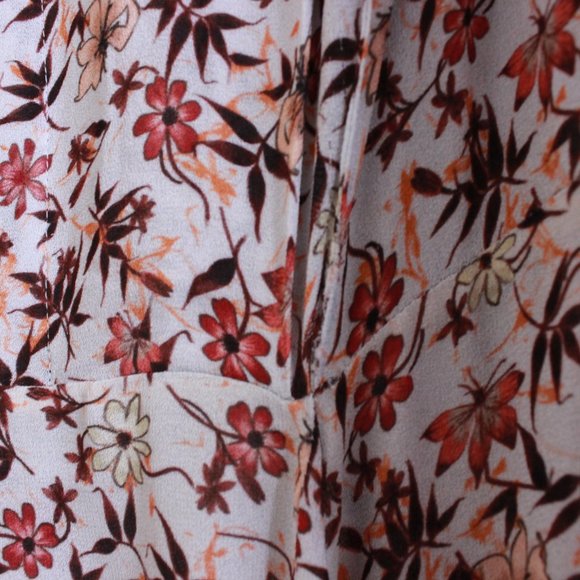 CHLOÉ Scalloped floral-print georgette maxi duster coat/jacket - Picture 12 of 16